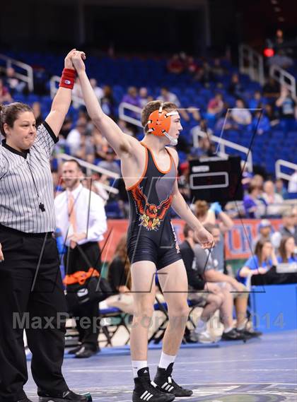 Thumbnail 2 in NCHSAA 2A Wrestling Championships photogallery.