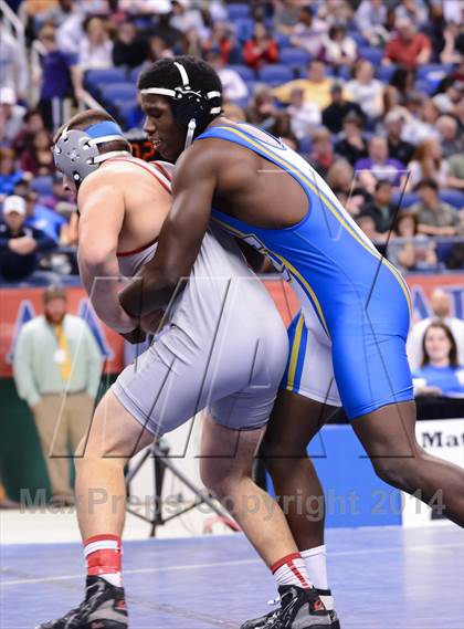 Thumbnail 3 in NCHSAA 2A Wrestling Championships photogallery.