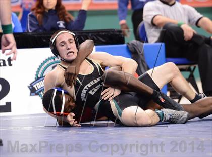 Thumbnail 3 in NCHSAA 2A Wrestling Championships photogallery.