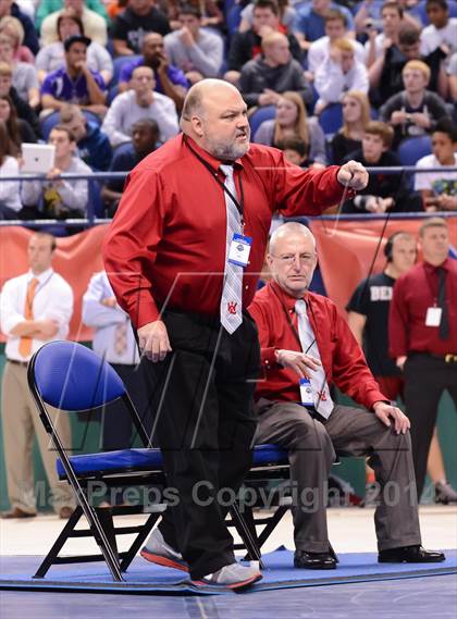 Thumbnail 3 in NCHSAA 2A Wrestling Championships photogallery.