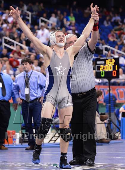 Thumbnail 3 in NCHSAA 2A Wrestling Championships photogallery.