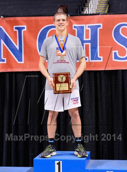 Thumbnail 3 in NCHSAA 2A Wrestling Championships photogallery.