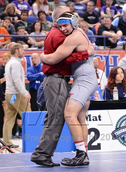 Thumbnail 1 in NCHSAA 2A Wrestling Championships photogallery.