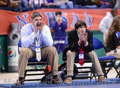Thumbnail 2 in NCHSAA 2A Wrestling Championships photogallery.