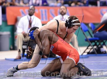 Thumbnail 3 in NCHSAA 2A Wrestling Championships photogallery.