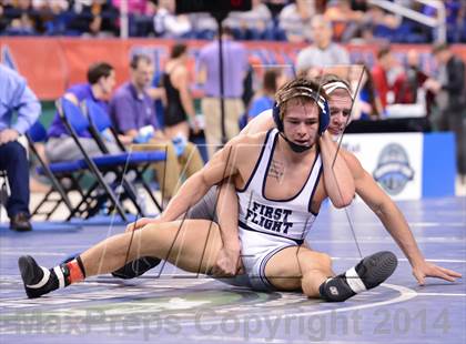 Thumbnail 2 in NCHSAA 2A Wrestling Championships photogallery.