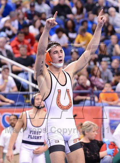 Thumbnail 2 in NCHSAA 2A Wrestling Championships photogallery.