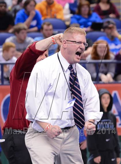 Thumbnail 3 in NCHSAA 2A Wrestling Championships photogallery.