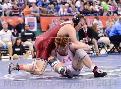 Thumbnail 2 in NCHSAA 2A Wrestling Championships photogallery.