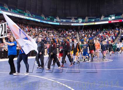 Thumbnail 3 in NCHSAA 2A Wrestling Championships photogallery.