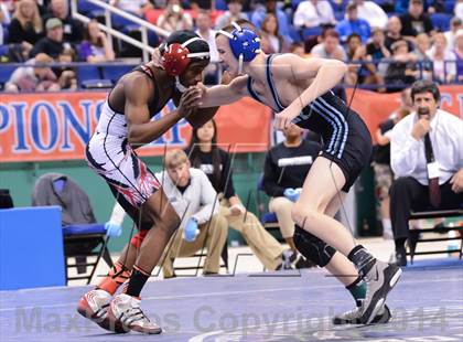 Thumbnail 2 in NCHSAA 2A Wrestling Championships photogallery.