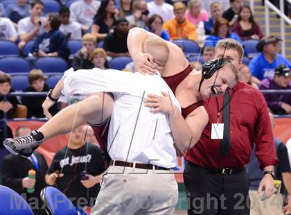 Thumbnail 3 in NCHSAA 2A Wrestling Championships photogallery.