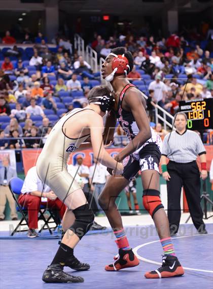 Thumbnail 3 in NCHSAA 2A Wrestling Championships photogallery.