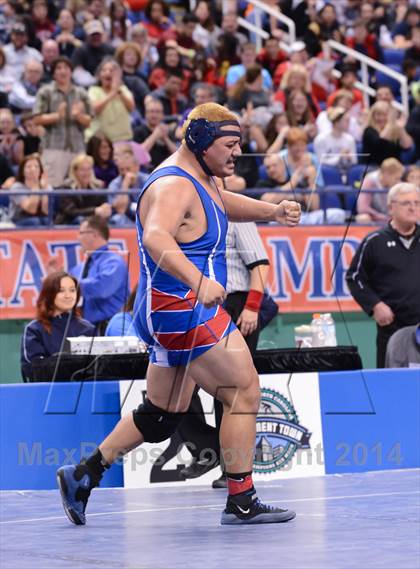Thumbnail 3 in NCHSAA 2A Wrestling Championships photogallery.