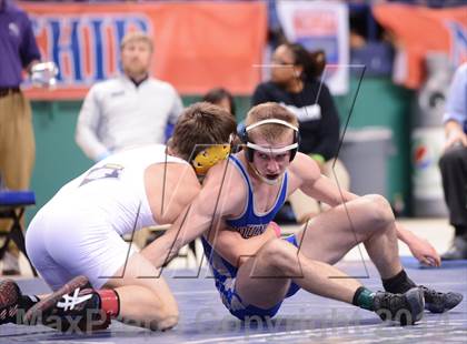 Thumbnail 1 in NCHSAA 2A Wrestling Championships photogallery.