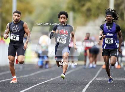 Thumbnail 3 in Lewis James Invitational (100 Meter) photogallery.
