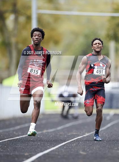 Thumbnail 1 in Lewis James Invitational (100 Meter) photogallery.