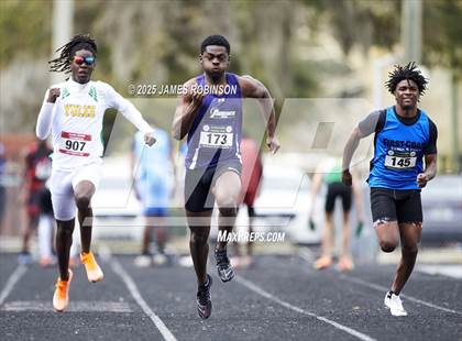 Thumbnail 3 in Lewis James Invitational (100 Meter) photogallery.