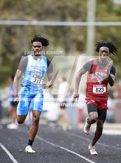 Thumbnail 2 in Lewis James Invitational (100 Meter) photogallery.