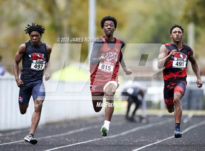 Thumbnail 2 in Lewis James Invitational (100 Meter) photogallery.