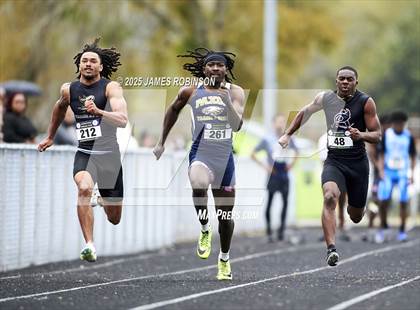Thumbnail 1 in Lewis James Invitational (100 Meter) photogallery.