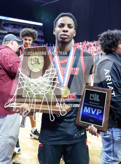 Thumbnail 2 in Ponder vs. Hitchcock (UIL 3A Basketball Final Medal Ceremony) photogallery.