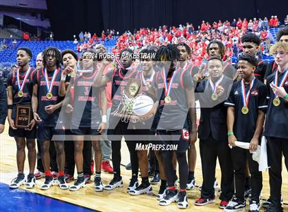 Thumbnail 2 in Ponder vs. Hitchcock (UIL 3A Basketball Final Medal Ceremony) photogallery.