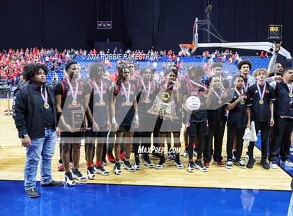 Thumbnail 3 in Ponder vs. Hitchcock (UIL 3A Basketball Final Medal Ceremony) photogallery.