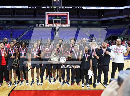 Thumbnail 2 in Ponder vs. Hitchcock (UIL 3A Basketball Final Medal Ceremony) photogallery.