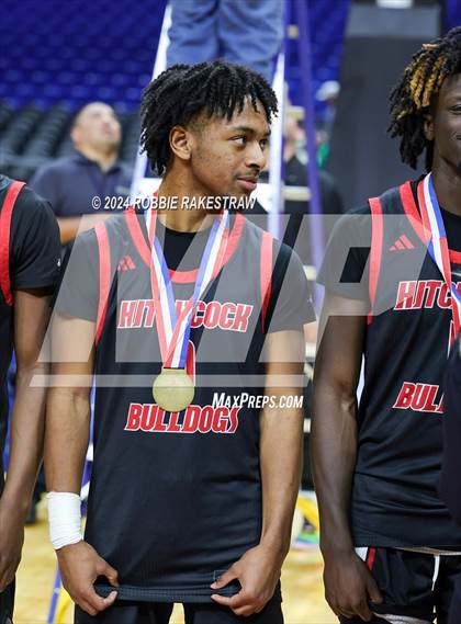 Thumbnail 3 in Ponder vs. Hitchcock (UIL 3A Basketball Final Medal Ceremony) photogallery.