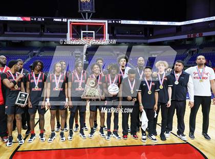 Thumbnail 2 in Ponder vs. Hitchcock (UIL 3A Basketball Final Medal Ceremony) photogallery.