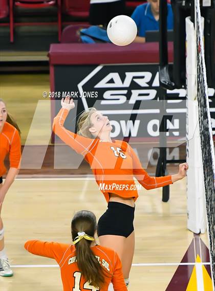 Thumbnail 2 in Xavier College Prep vs. Corona del Sol (AIA 6A Final)  photogallery.