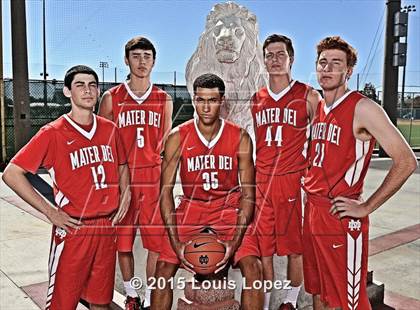 Thumbnail 2 in Mater Dei (Preseason Early Contenders Photo Shoot) photogallery.