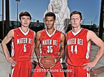 Thumbnail 1 in Mater Dei (Preseason Early Contenders Photo Shoot) photogallery.