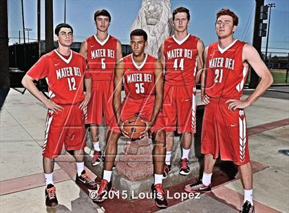 Thumbnail 1 in Mater Dei (Preseason Early Contenders Photo Shoot) photogallery.