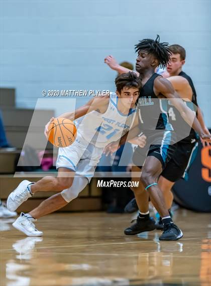 Thumbnail 2 in Cox Mill vs. First Flight (Hoopstate MLK Classic - Kinston) photogallery.