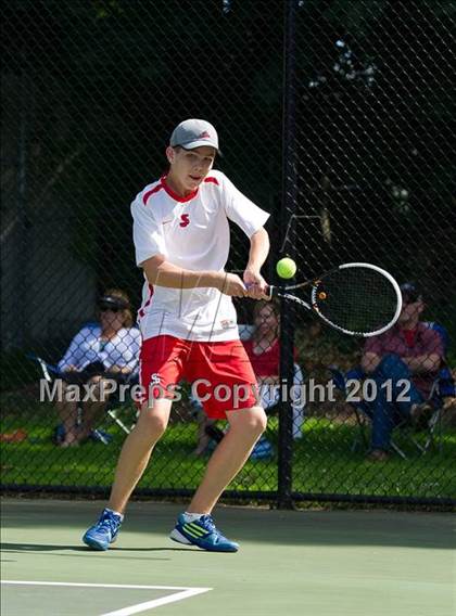 Thumbnail 2 in St. John's vs Needham (MIAA Division 1 State Finals) photogallery.