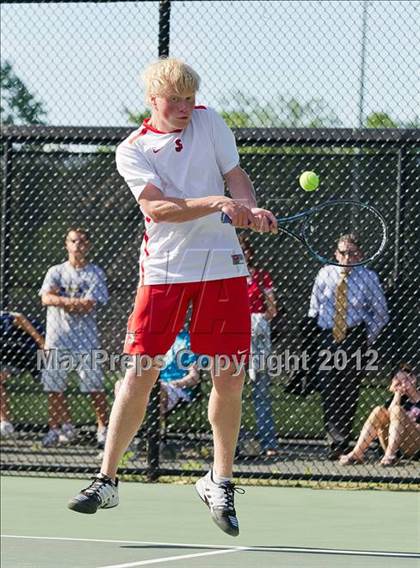 Thumbnail 2 in St. John's vs Needham (MIAA Division 1 State Finals) photogallery.