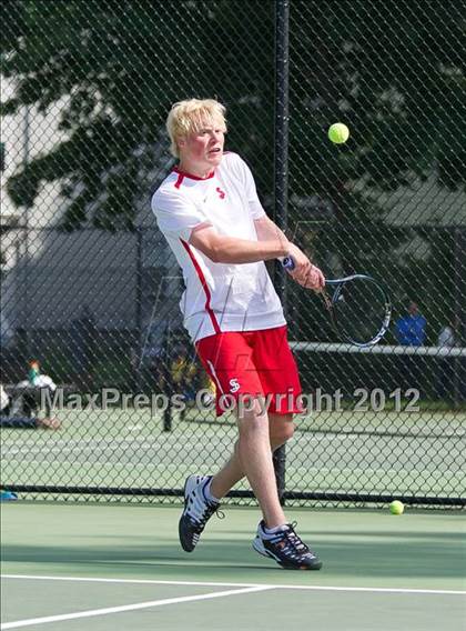 Thumbnail 2 in St. John's vs Needham (MIAA Division 1 State Finals) photogallery.