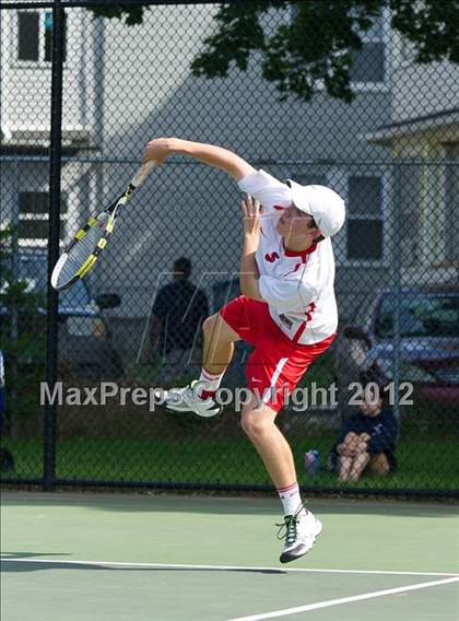 Thumbnail 1 in St. John's vs Needham (MIAA Division 1 State Finals) photogallery.