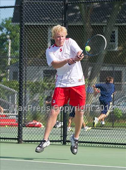 Thumbnail 1 in St. John's vs Needham (MIAA Division 1 State Finals) photogallery.