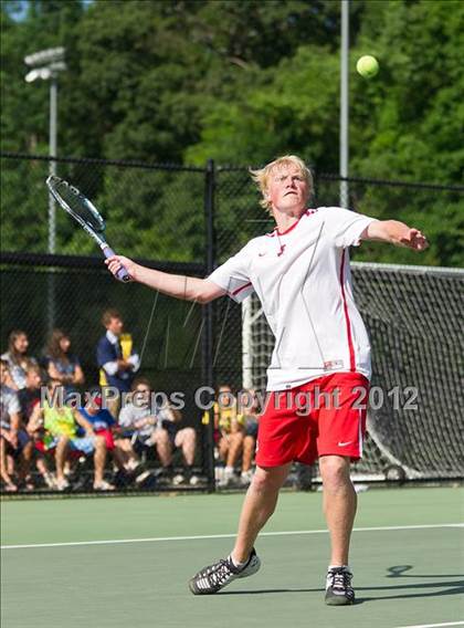 Thumbnail 1 in St. John's vs Needham (MIAA Division 1 State Finals) photogallery.