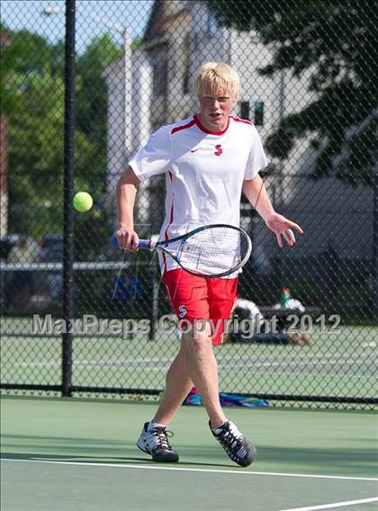 Thumbnail 2 in St. John's vs Needham (MIAA Division 1 State Finals) photogallery.