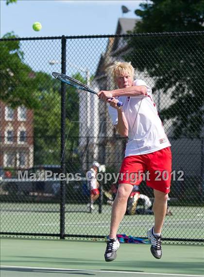 Thumbnail 1 in St. John's vs Needham (MIAA Division 1 State Finals) photogallery.