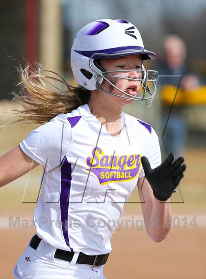 Thumbnail 2 in Sanger vs Lake Dallas (LCS/Argyle Softball Tournament) photogallery.