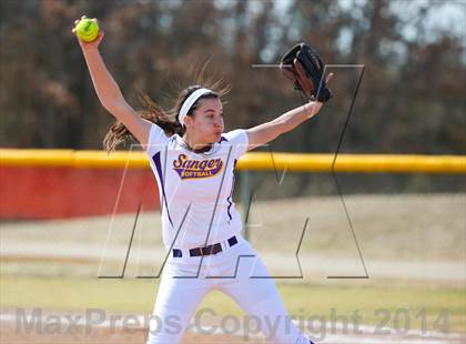 Thumbnail 3 in Sanger vs Lake Dallas (LCS/Argyle Softball Tournament) photogallery.