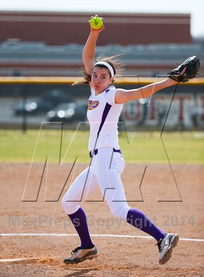 Thumbnail 2 in Sanger vs Lake Dallas (LCS/Argyle Softball Tournament) photogallery.