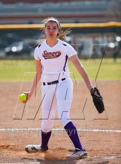 Thumbnail 3 in Sanger vs Lake Dallas (LCS/Argyle Softball Tournament) photogallery.