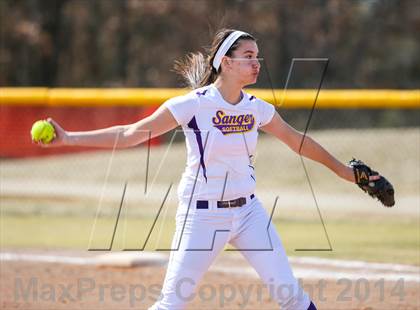 Thumbnail 3 in Sanger vs Lake Dallas (LCS/Argyle Softball Tournament) photogallery.