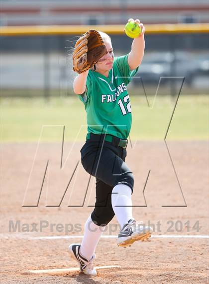 Thumbnail 3 in Sanger vs Lake Dallas (LCS/Argyle Softball Tournament) photogallery.